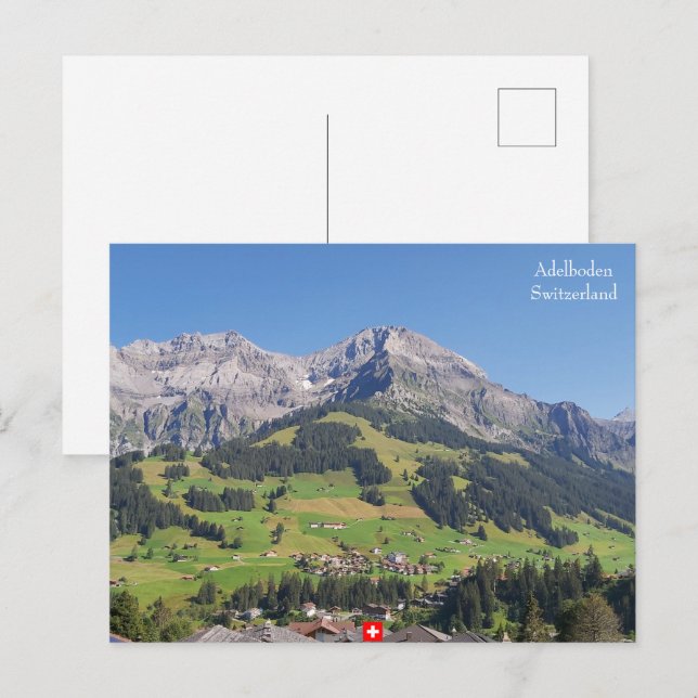 Adelboden, Schweiz Postcard Postkarte (Vorne/Hinten)