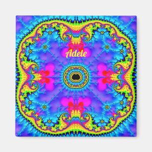 ADELE ~ 3D-Fraktal Design Fluor Shades Magnet