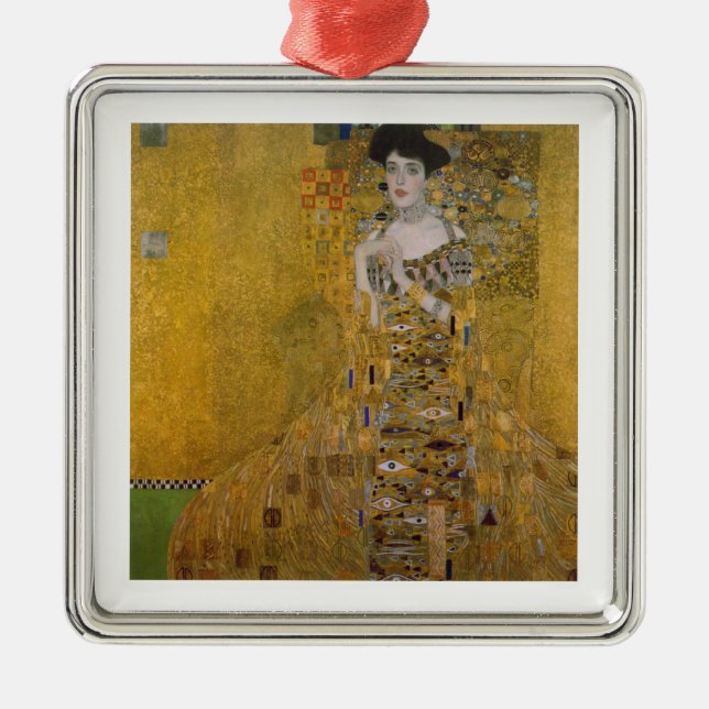 Adele Bloch Bauer durch Gustav Klimt Silbernes Ornament (Vorne)