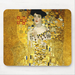 Adele Bloch-Bauer I von Gustav Klimt Art Nouveau Mousepad