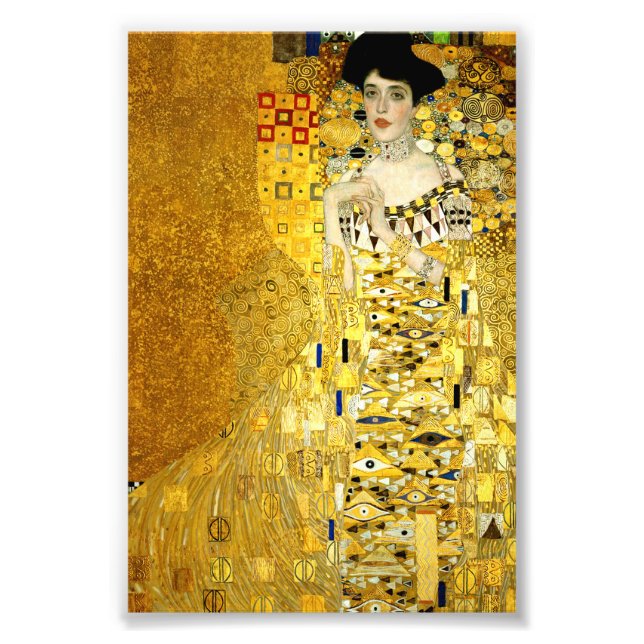 Adele Bloch-Bauer I von Gustav Klimt Fotodrucke Fotodruck (Vorne)