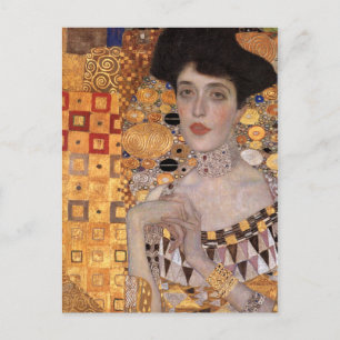 Adele Bloch-Bauer-Porträt (Detail) Gustav Klimt Postkarte