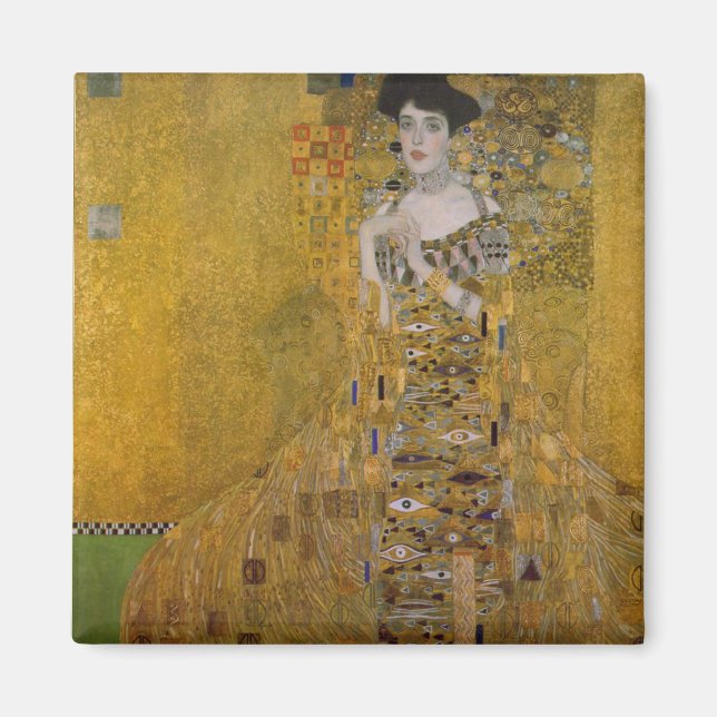 Adele Bloch Bauer von Gustav Klimt Magnet (Vorne)