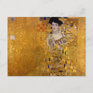 Adele Bloch-Bauers Portrait von Gustav Klimt 1907 Postkarte