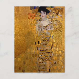Adele Bloch-Bauers Portrait von Gustav Klimt 1907 Postkarte