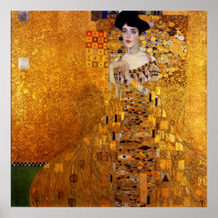 Adele Bloch-Bauers Portrait von Gustav Klimt Poster
