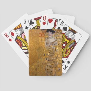 Adele, Dame in Gold von Gustav Klimt Spielkarten