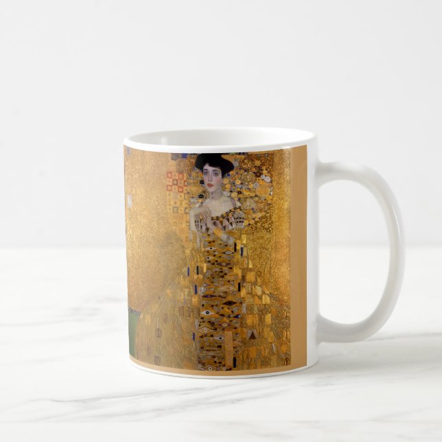 Adele, die Dame im Gold - Gustav Klimt Tasse (Rechts)