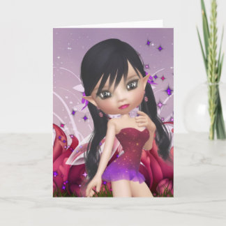 Adele Fairy Greetings Card Karte