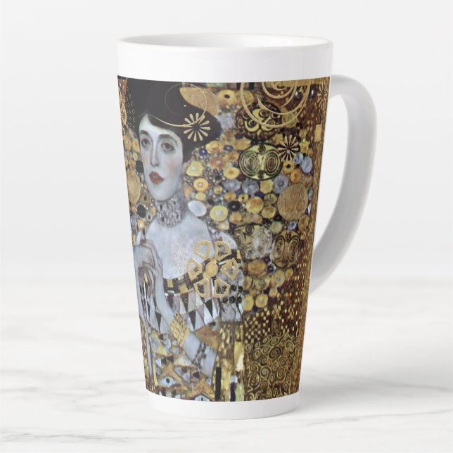 Adele Klimt Latte Tasse (Rechte Ecke)