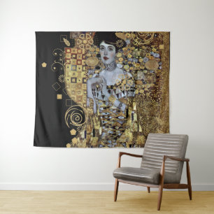 Adele-Klimt-Tapisserie Wandteppich