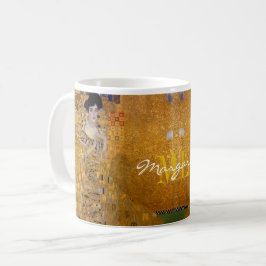 Adele, Lady in Gold von Gustav Klimt, Mit Monogram Kaffeetasse