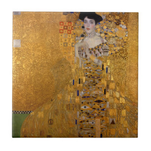 Adele, Lady in Gold von Gustav Klimt, Vintage Fliese