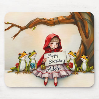 ADELE ~ Mit freundlichen Fröschen ~ Mousepad