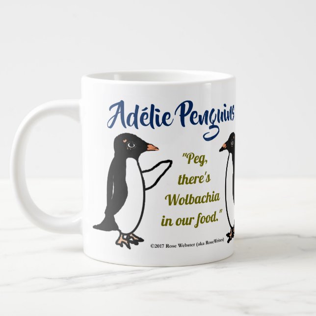 Adélie Penguins 20 oz. Tasse von RoseWrites (Links)