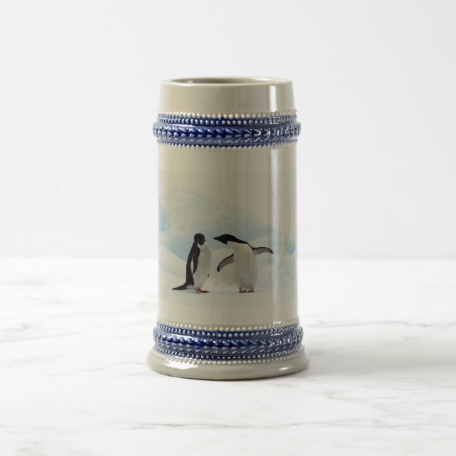 Adelie Penguins Bierglas (Mittel)