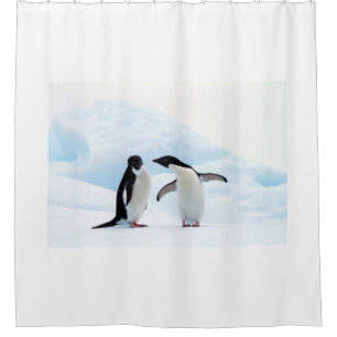 Adelie Penguins Duschvorhang