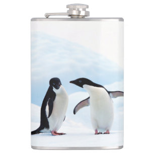 Adelie Penguins Flachmann