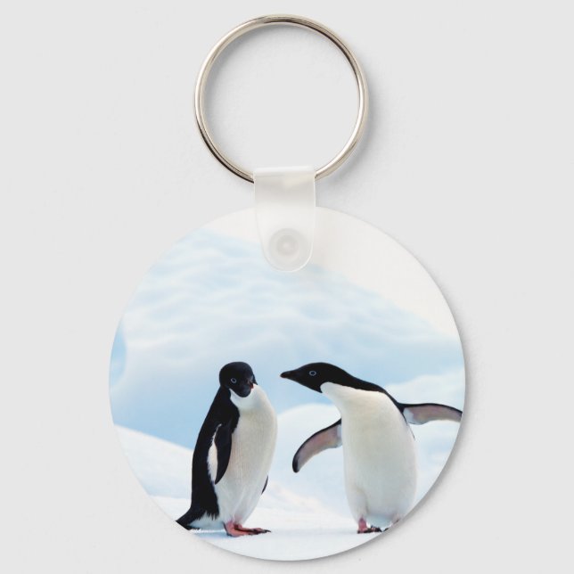 Adelie Penguins Schlüsselanhänger (Vorderseite)