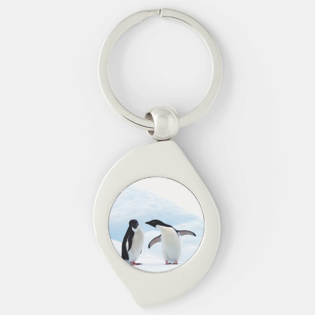 Adelie Penguins Schlüsselanhänger (Vorderseite)