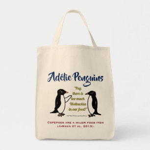 Adélie Penguins von RoseWrites Tragetasche