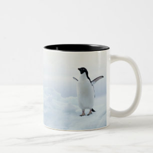 Adelie-Pinguin, die Antarktis Zweifarbige Tasse