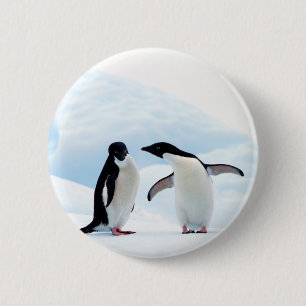 Adelie Pinguine Button