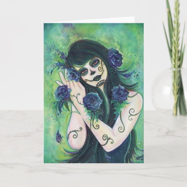 Adelita Tag der Toten Karte von Renee L. Lavoie (Vorderseite)