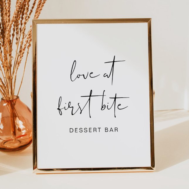 ADELLA Edgy Modern Minimalistisch Dessert Bar Post Poster (Von Creator hochgeladen)