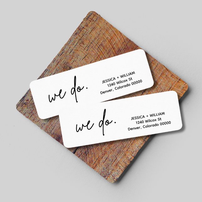 Adella Edgy Modern Minimalistisch Return Address L (Von Creator hochgeladen)