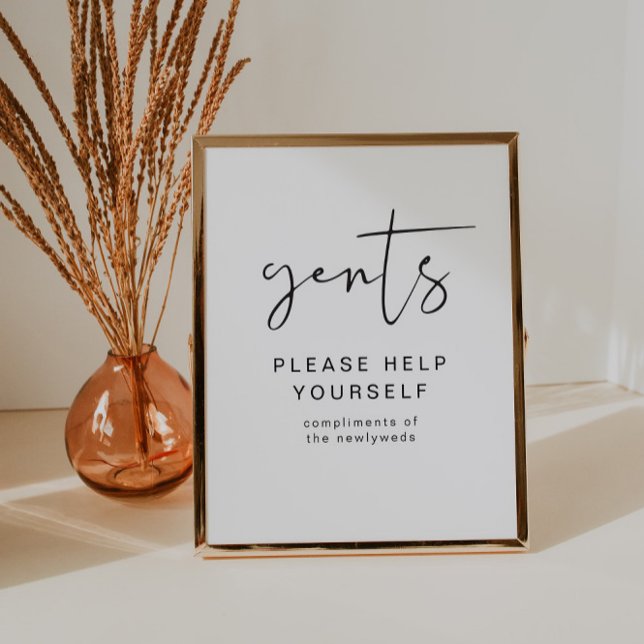 ADELLA Edgy Moderne Gents Badezimmer Toilette Poster (Von Creator hochgeladen)