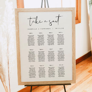 ADELLA Edgy Modernes Minimalistisches Seekarten-Po Poster