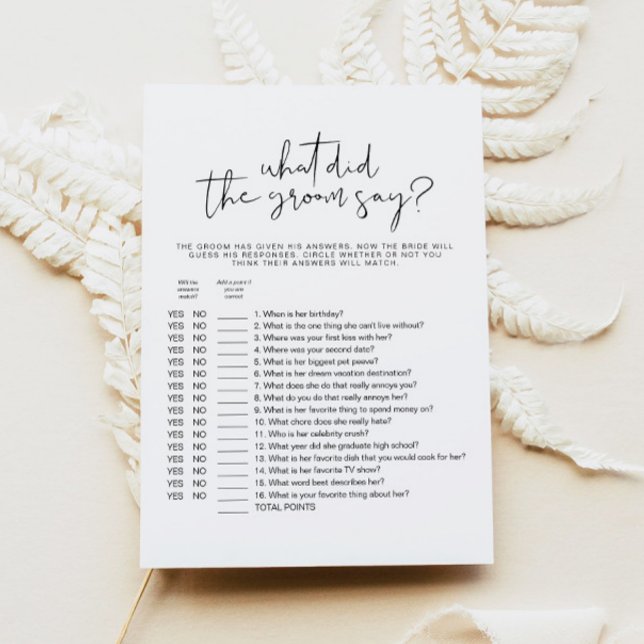 ADELLA ganz einfach, was der Groom sagte, Bridal G Einladung (Von Creator hochgeladen)