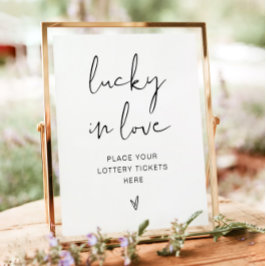 ADELLA Minimalistisches Glück Liebe Signieren Poster