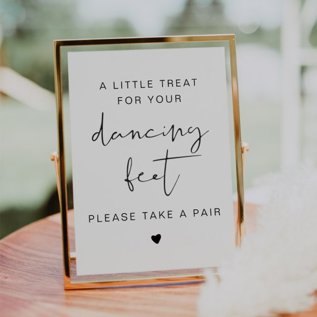 ADELLA Modern Minimal Dancing Shoes Dreh Flop Sign Einladung (Von Creator hochgeladen)