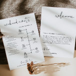 ADELLA Modern Minimal Welcome Letter Timeline Card Menükarte<br><div class="desc">Der Begrüßungsbrief und die Timeline zeichnen sich durch einen edlen, handgeschriebenen Schriftart und modernes minimalistisches Design aus. Die einfache Schwarz-Weiß-Farbkombination macht es zu einer perfekten Ergänzung zu jedem Event. Editieren Sie einfach *most* Text auf dieser Zeitleiste. Klicken Sie auf "Klicken Sie, um weiter anzupassen" im Personalisierungsbereich, um den Editor vollständig...</div>