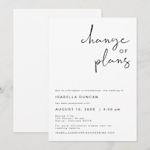 ADELLA Moderne Minimalistische Hochzeitsplanung Einladung