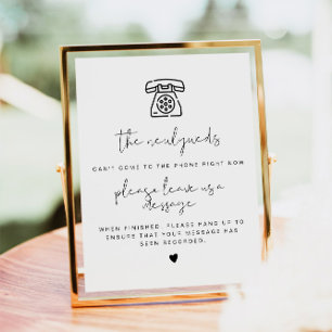 ADELLA Modernes Minimalistisches Telefonbuch Poster