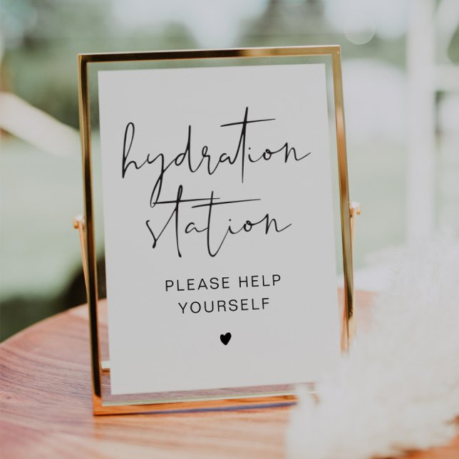 ADELLA Modernes Minimalistisches Wasserkraftwerk Einladung (Von Creator hochgeladen)