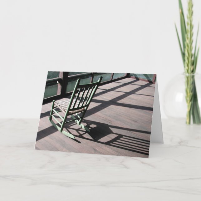 Adelynrood Schaukelstuhl Karte (Vorderseite)