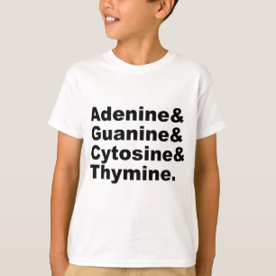 Adenin Guanin Cytosin Thymin DNA Nukleotide T-Shirt