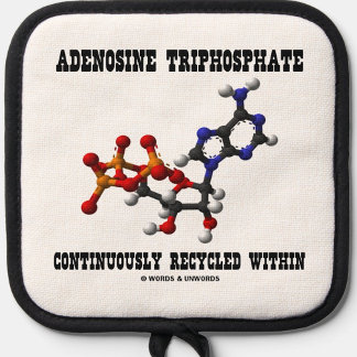 Adenosintriphosphat kontinuierlich Gerecycelt ATP Ofenhandschuh & Topflappen-Set