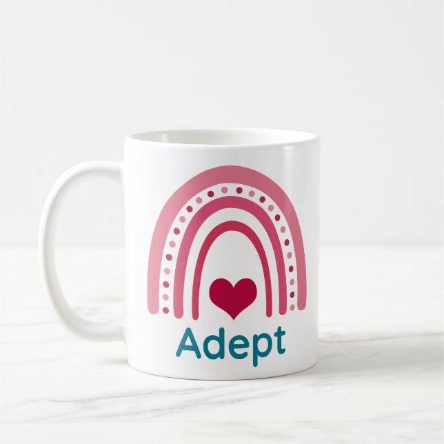 Adept Viva Magenta Boho Rainbow Kaffeetasse (Links)