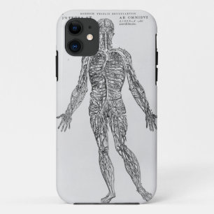 Ader- und Arteriensystem (b/w Druck) iPhone 11 Hülle