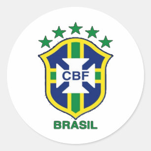 Adesivo Brasil Runder Aufkleber