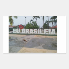 Adesivo Brasileia Rechteckiger Aufkleber