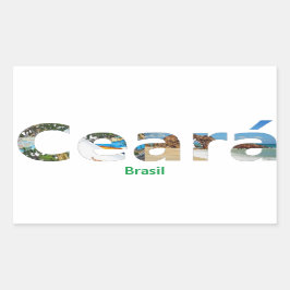 Adesivo Ceará Rechteckiger Aufkleber