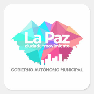 Adesivo La Paz Quadratischer Aufkleber