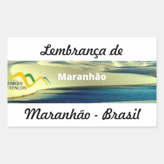 Adesivo lembrança de Maranhão Rechteckiger Aufkleber