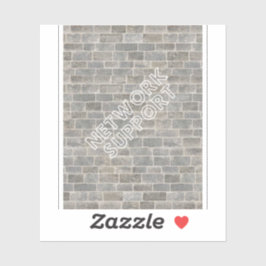 Adesivo Network Support Aufkleber